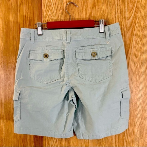 Eddie Bauer Light Mint Green Cargo Shorts - Picture 3 of 4